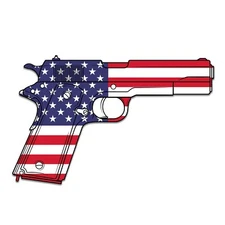 American Flag Sticker Colt 1911 Self Adhesive Vinyl Molon Labe Pro 2a Gun Rights