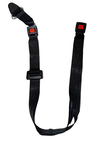 Cinturón de hombro estático con hebilla de 2 piezas y correas negras | H350227 - Imagen 2 de 4