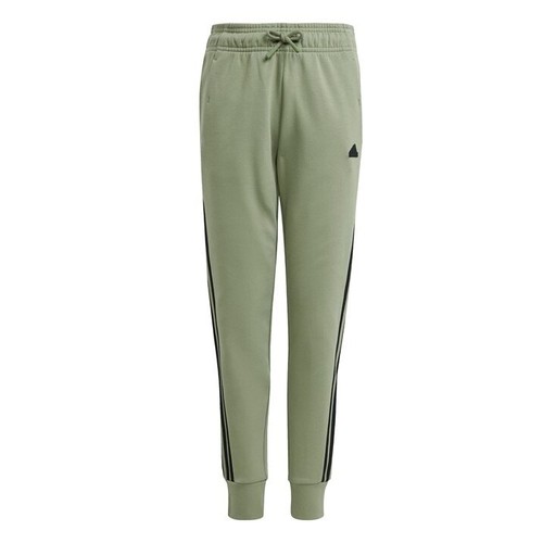 adidas Kids Future Icons 3 Stripes Cotton Tracksuit Sports Casual Bottoms Closed - Picture 2 of 14