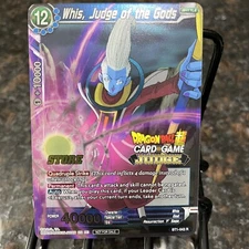 Whis Judge of the Gods BT1-043 JUDGE STAMP Foil Dragon Ball Super Card Game | NM