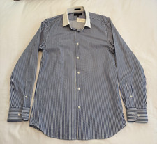 NWT Banana Republic Mens Banker Dress Shirt Stripes Size Medium 15-15.5 33-34