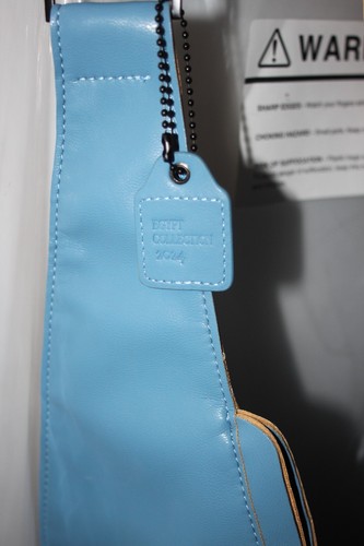 Borsa con frange a fascia blu nuova senza etichette. Fuori produzione e Raro! - Foto 3 di 4