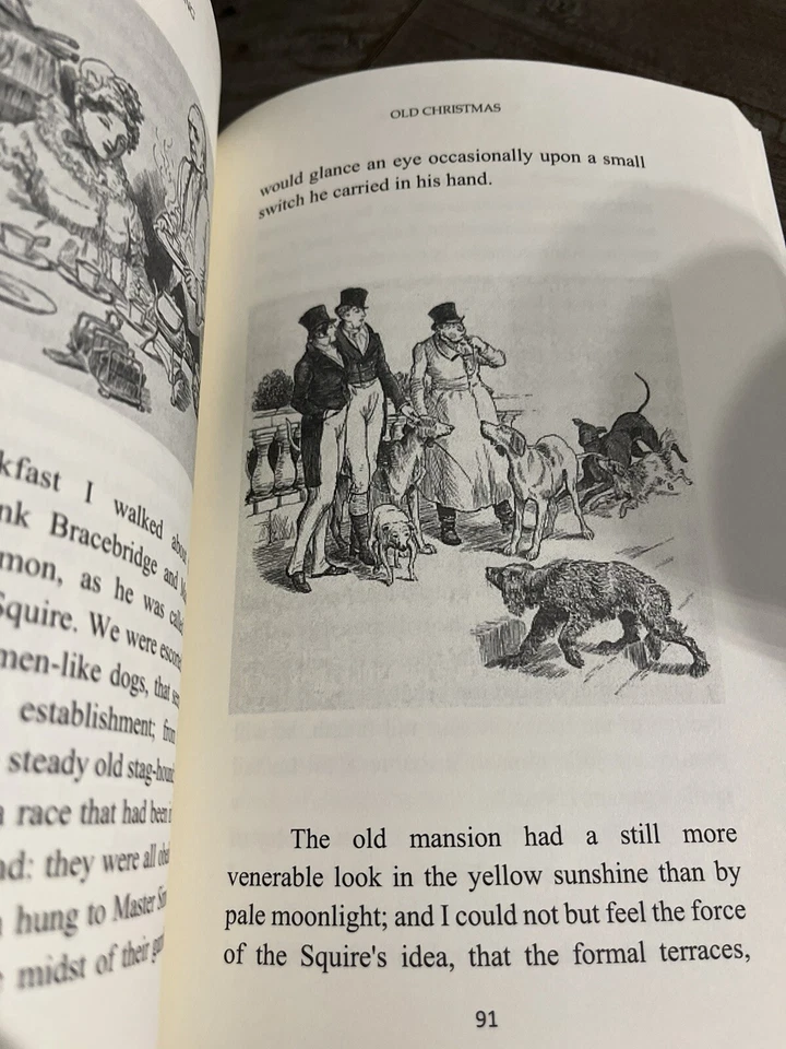 Old Christmas Washington Irving- Signed as seen on Fox Nation! New Unread Foto 4 de 4