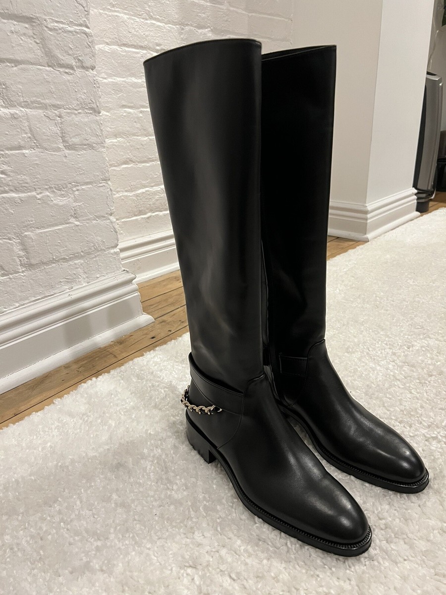 Chanel Current Season Sold Out Equestrian Style Boots, 10.5 Chanel Current Season Sold Out Equestrian Style Boots, 10.5