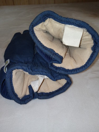 Vintage Innsbruck ski Gloves Mens Large Blue Waterproof Insulated Heavy duty - Picture 5 of 6