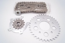 Produktbild - Kreidler Florett K54 LF Kettensatz Kette 415 Ritzel 12X15 Kettenrad 14 zu 36