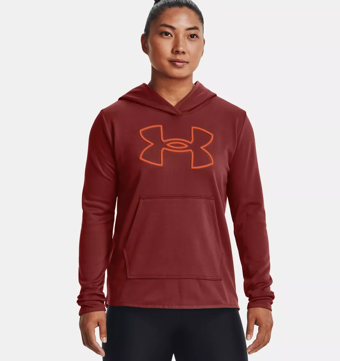 Under armour women's armour fleece big logo clearance hoodie