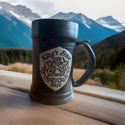 Texas Renaissance Festival King's Feast 2016 Beer Stein Mug Signed By Artist