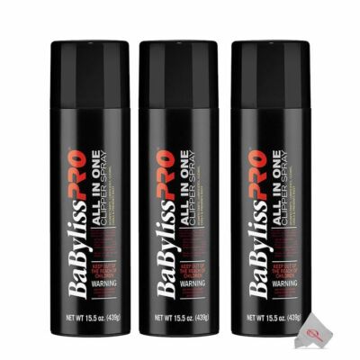 3x BaByliss PRO FXDS15 All In One Clipper Spray