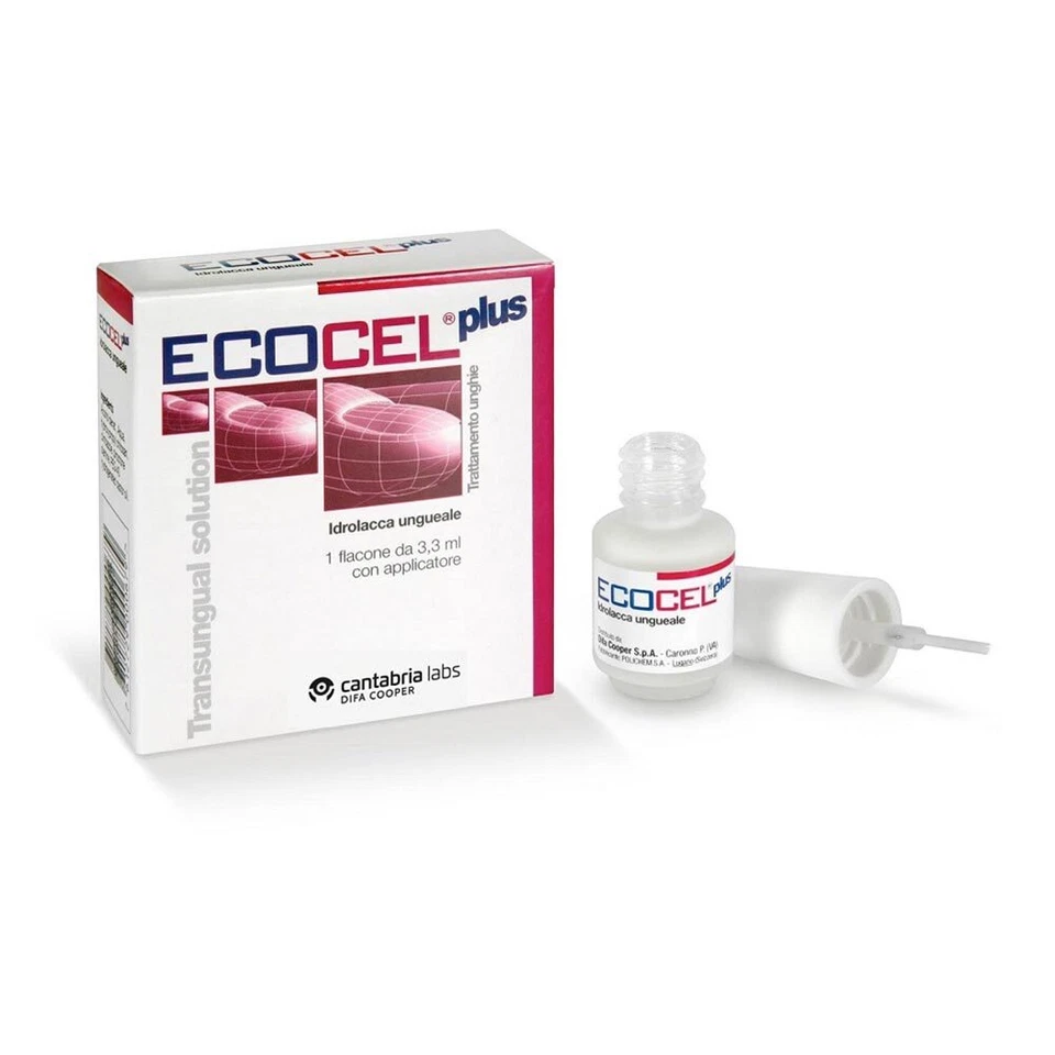 Cantabria Labs Ecocel - Plus Idrolacca Ungueale, 3.3ml