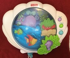 Fisher Price Ocean Wonders DEEP BLUE SEA Sparkling Sea Soother - T3647, WORKS  