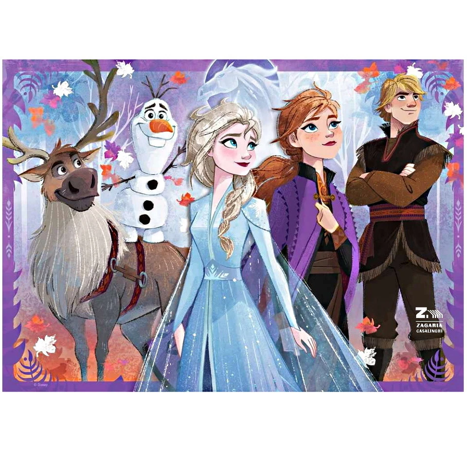 PUZZLE FROZEN 2 ATTRAVERSO LA FORESTA 60 PZ PER BAMBINI 4+ ANNI - Immagine 2 di 2