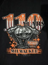 Hot Leathers 3XL Biker Shirt Men's Sleeveless Black Button Down Milwaukee Rally 