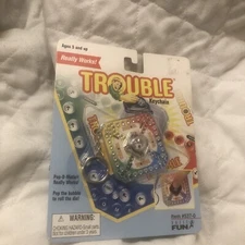 Vintage Trouble Pop-O-Matic Game Keychain : Basic Fun
