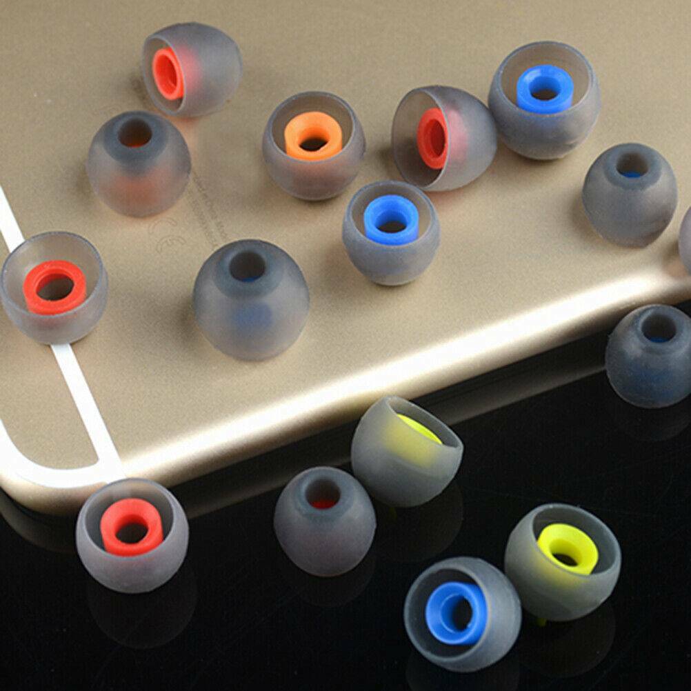 12 x Rubber Headphone Bud Gel Silicone Replacement Tips Earbuds In ear