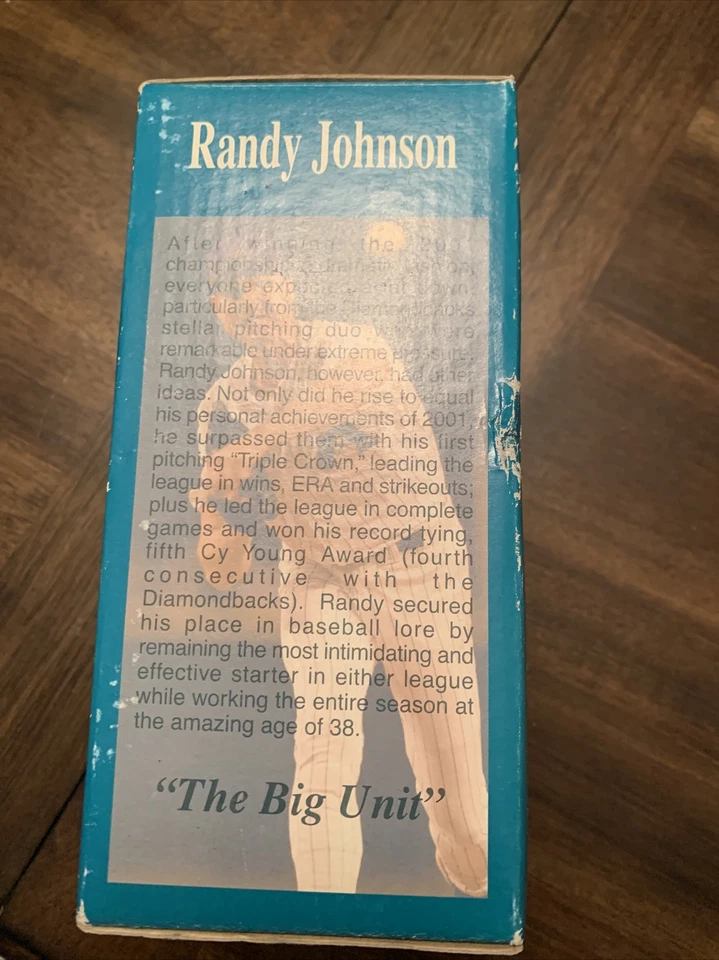 Randy Johnson Arizona Diamondbacks 2002 Cy Young Award Winner Signed Toy - Image 4 of 4