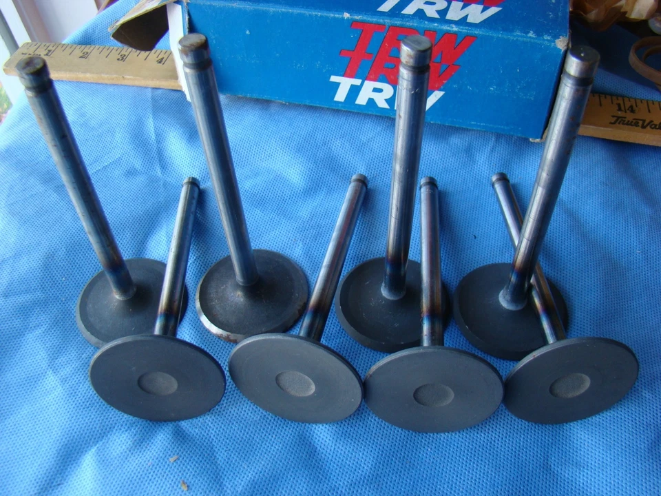 Juego de 8 válvulas de admisión Cadillac 429 1,87 Eldorado DeVille 1965 1966 1967 EE. UU. Foto 2 de 3