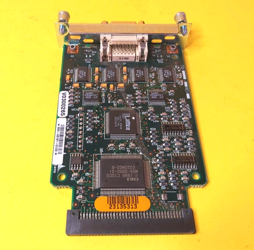 🔥 CISCO WIC-2T 2‑PORT SERIAL WAN INTERFACE CARD DUAL SYNCHRONOUS/ASYNCHRONOUS - Picture 4 of 7