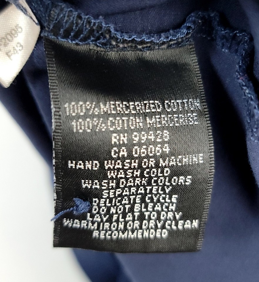 Bugatchi Uomo Polo Shirt Men's Extra Large Blue Collared designer polo