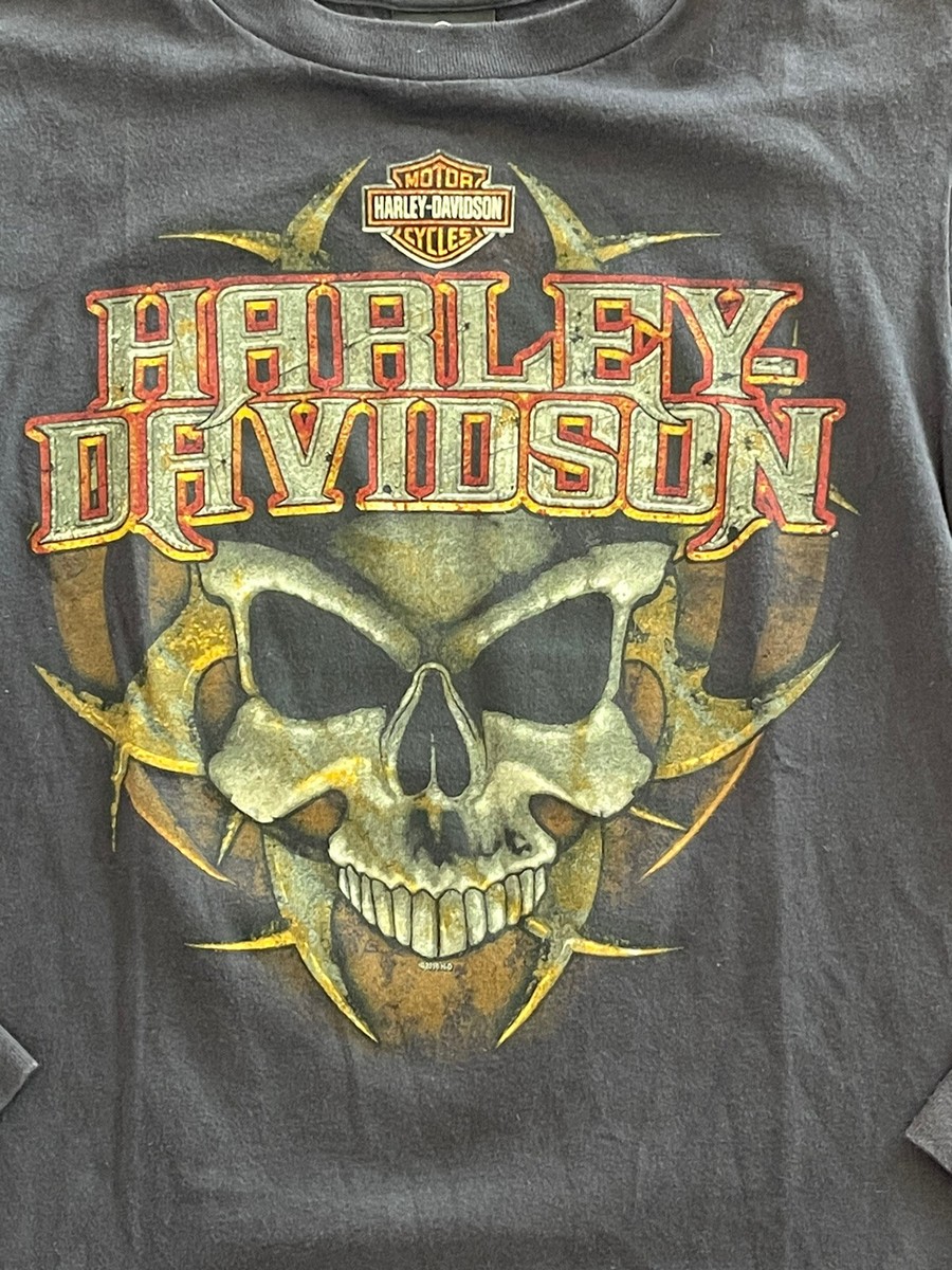 Harley Davidson Of Korea Seoul Long Sleeve Mens Tshirt Top