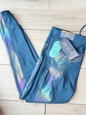 Go Move Panelled High Waisted Gym Leggings Marks and spencer M&S Size 10