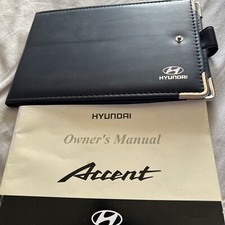Hyundai Accent Owners Handbook Manual and Wallet 99-03 (52)