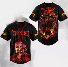 Personalized Freddy Krueger Ever Town Has An Elm Street 3D Baseball Jersey Shirt