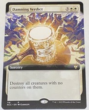 Damning Verdict 116 Extended Art Commander: Streets of New Capenna Regular