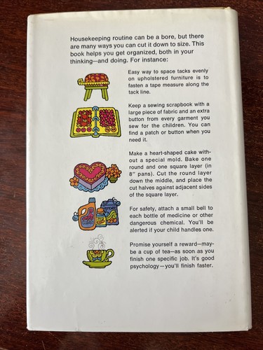 How To Run Your House Without Letting It Run You Jean Gillies 1973 First Edition - Picture 3 of 7