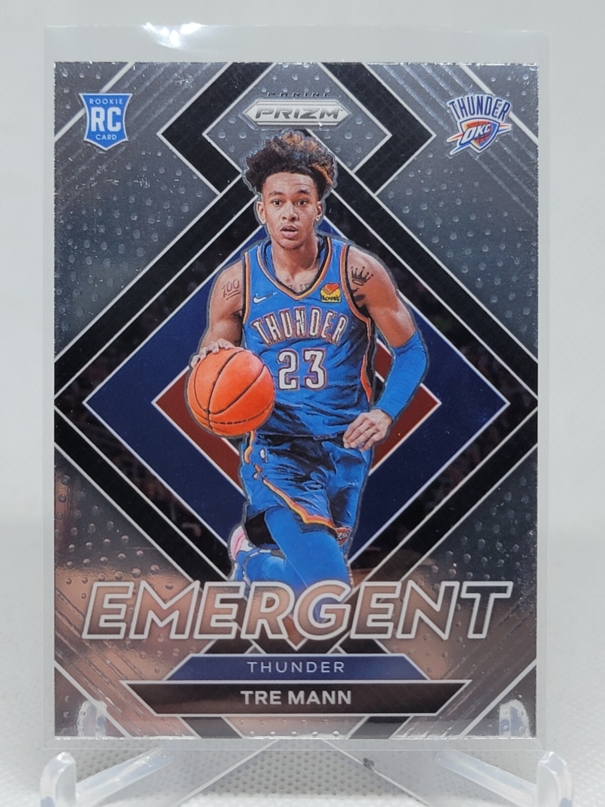 2021-22 Prizm Emergent Tre Mann Oklahoma City Thunder #21 D5B