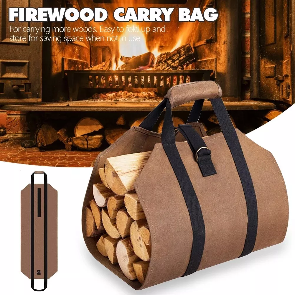 Firewood Log Carry Bag