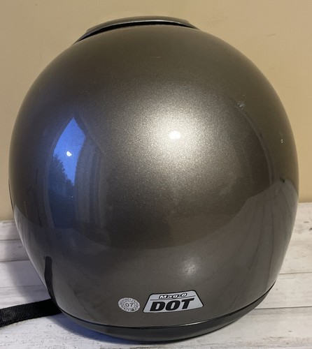 Bell Mag-8 Helmet Silver Open Face Visor Motorcycle Racing Offroad Shield Bag M - Bild 4 von 8