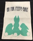Bunny Oh For Peeps Sake Decoration Outdoor Garden Flag, Double-Sided Spring NEW
