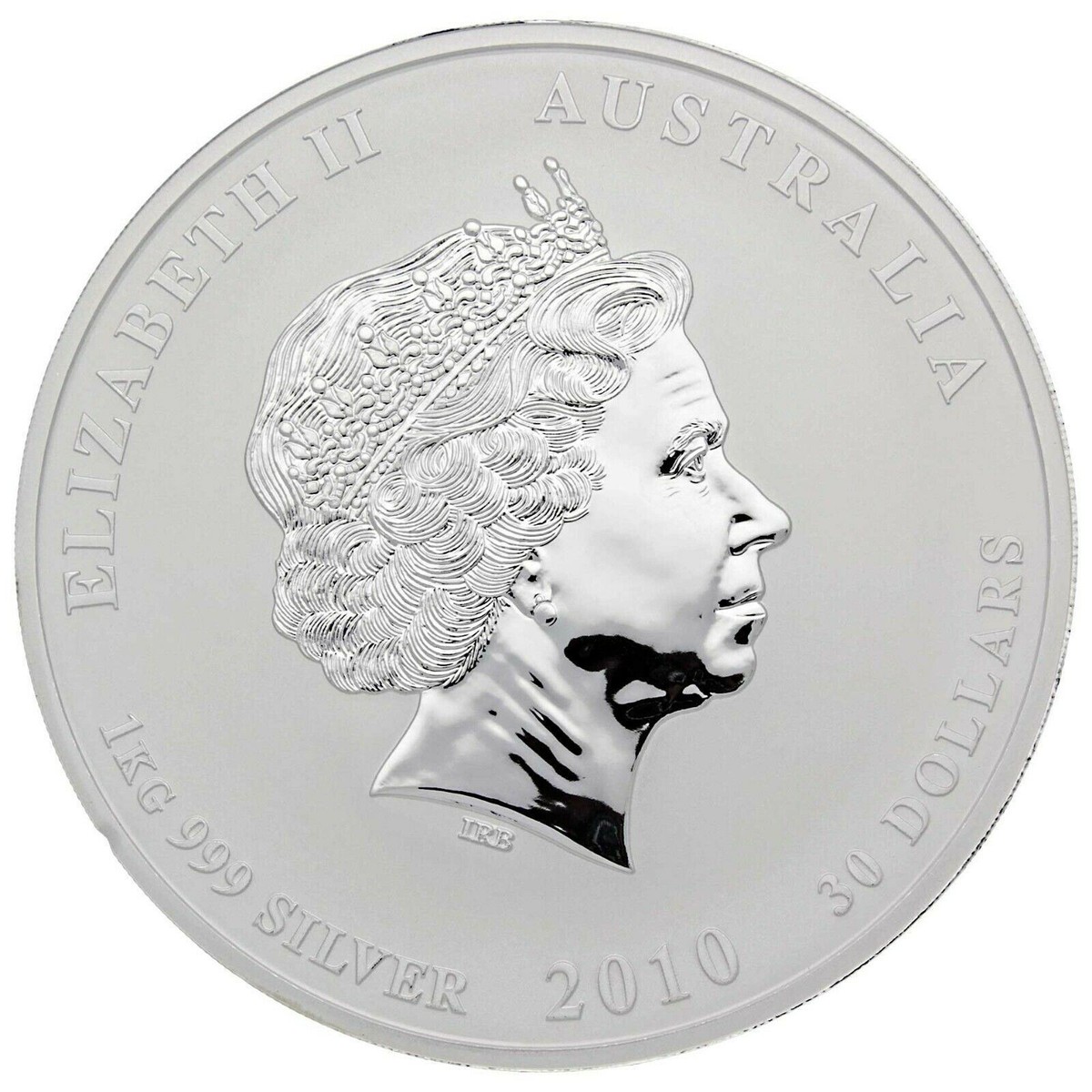 2010 1 KILO Silver KG Lunar Year of TIGER Perth Mint