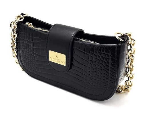 Lovitt Women’s Shoulder Bags De Noblag Black Genuine Leather - Picture 8 of 41