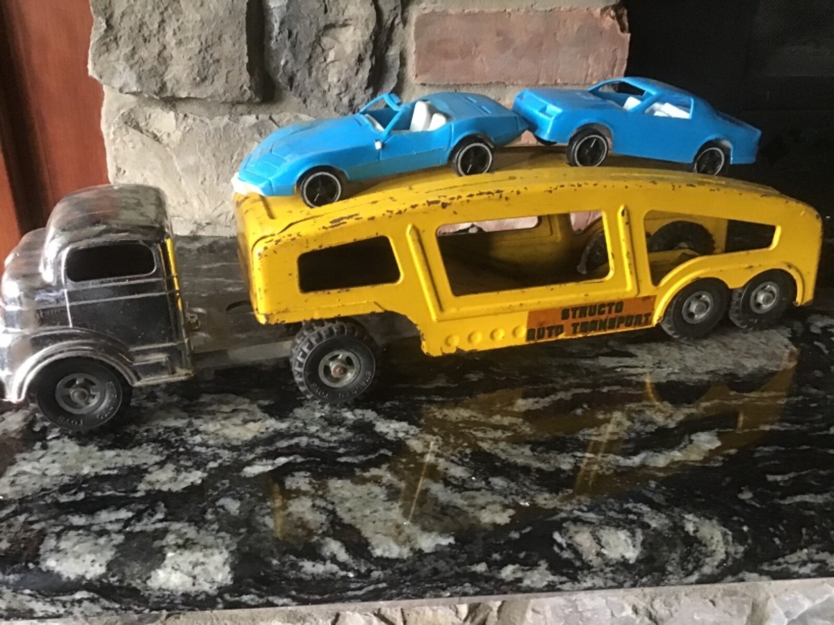 ミニカー STRUCTO MFG .CO Structo Manufacturing Co. 1960s Pressed Steel Hydraulic Dump