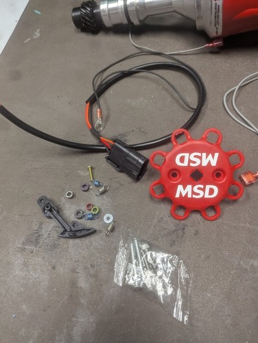 New Repo MSD Pro Billet Distributor 8529 Oldsmobile V8 Olds Cutlass 442 - Picture 2 of 24