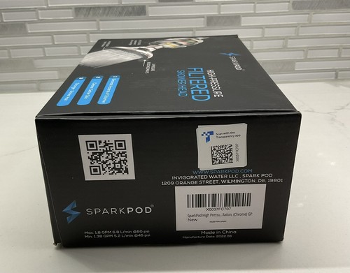 SparkPod Luxury Multi Stage Filtered Shower Head Set SPE60000 (Polished Chrome) - Picture 7 of 7