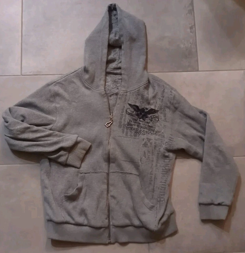 VTG - Y2K - Monarchy - Reversible Zip Jacket - 2 Jackets In 1!  XL - Gray - Image 3 of 4