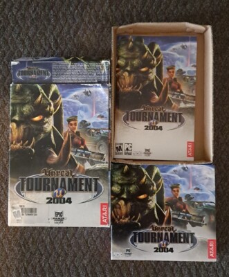 Unreal Tournament 2004! PC CD-ROM! BIG Box Set! 6 Discs w