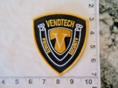 Vendtech Private Security Patch  free shipping & handling