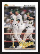 1992 Upper Deck #333 Jose Canseco Oakland Athletics