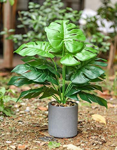 WUKOKU 2 pcs 16" Fake Plants Small Artificial Plants in Pots Faux Plants Indoor - Picture 3 of 6