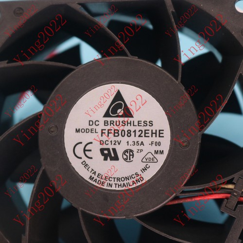 NUOVO Delta FFB0812EHE -F00 DC 12V 1.35A 8CM Ventola di raffreddamento grande volume d'aria - Foto 3 di 5