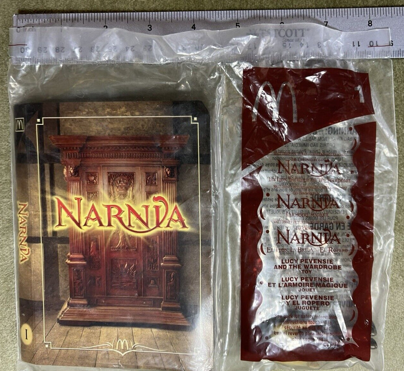 McDonald's Happy Meal 2005 Chronicles of Narnia #1 Lucy Pevensie NIP Sealed