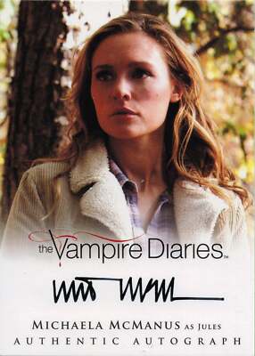 Vampire Diaries Season Two A13 Autograph Card Michaela McManus as