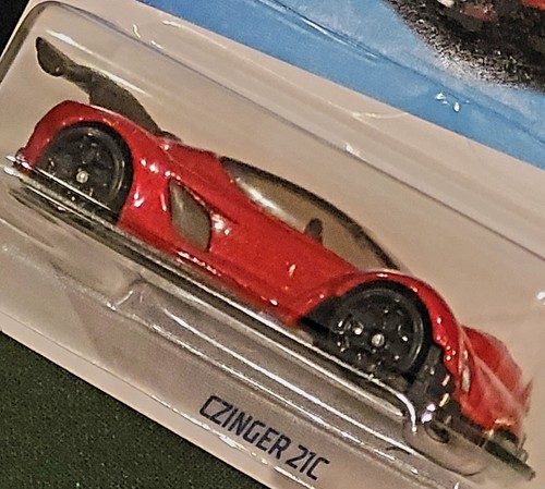 HOT WHEELS 2024 CZINGER 21C RED MY MIND 13/250 HTC92 HW GREEN SPEED .1250 HP - Picture 3 of 10