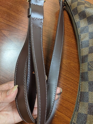 Authentische LOUIS VUITTON Bloomsbury GM Damier Ebene Schultertasche Umhängetasche braun - Bild 6 von 9