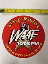 Limp Bizkit WAAF Sticker Rare Promo
