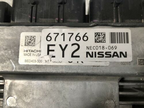 17 Nissan Pathfinder 3.5L Computer Brain Engine Control ECU ECM EBX  BED403300A1